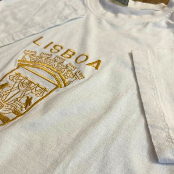Lisboa Portugal Tee | Gold Crest | Size M | Travel - Picture 3 of 4